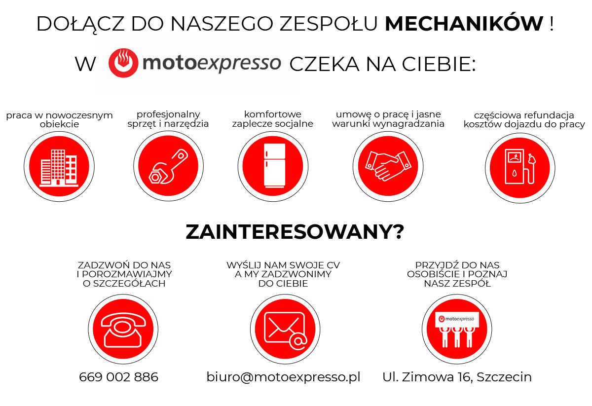 Praca mechanik samochodowy Szczecin Prawobrzeże